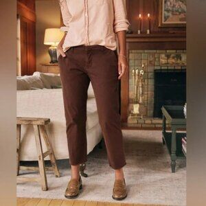 Frank & Eileen Wicklow Italian Performance Twill | Chocolate | Size 4